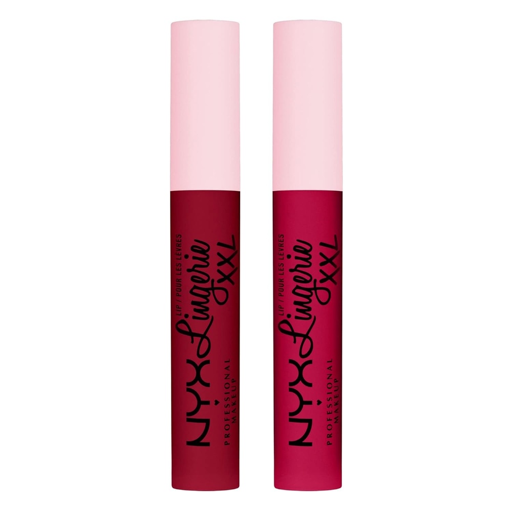 image:imageNYX PROFESSIONAL MAKEUP Lip Lingerie XXL Matte Liquid Lipstick  Pack of 2 Sizzlin StaminaSizzlin  Stamina