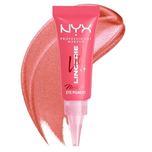 NYX PROFESSIONAL MAKEUP Lingerie Lid Lingerie Cream Eye Pigment, Eyeshadow, Up to 24H Wear, Granite Grind, 0.2 fl oz(CHEEKY CORAL)
