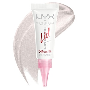 NYX PROFESSIONAL MAKEUP Lingerie Lid Lingerie Cream Eye Pigment, Eyeshadow, Up to 24H Wear, Granite Grind, 0.2 fl oz(SATIN SILVER)